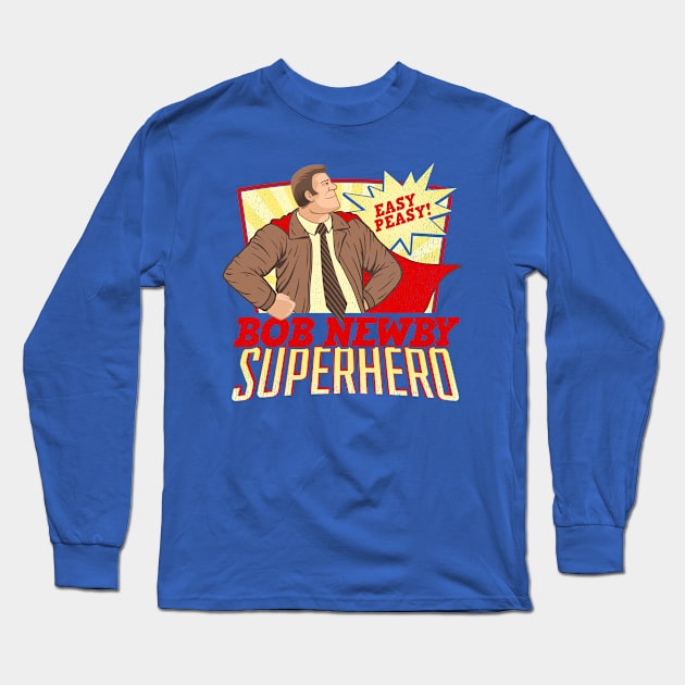 Bob Newby: Superhero Long Sleeve T-Shirt by CoryFreemanDesign